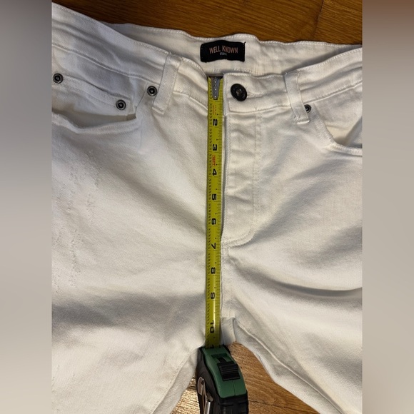 Well Known Studios The Dean Street Slim Fit Jeans White 32 - Picture 12 of 14